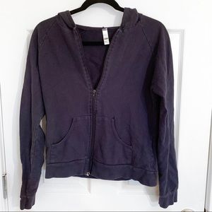 american apparel navy women’s hoodie